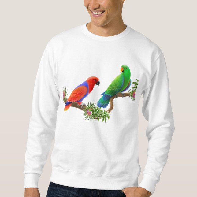 Moletom Eclectus repete mecanicamente a camisola (Frente)