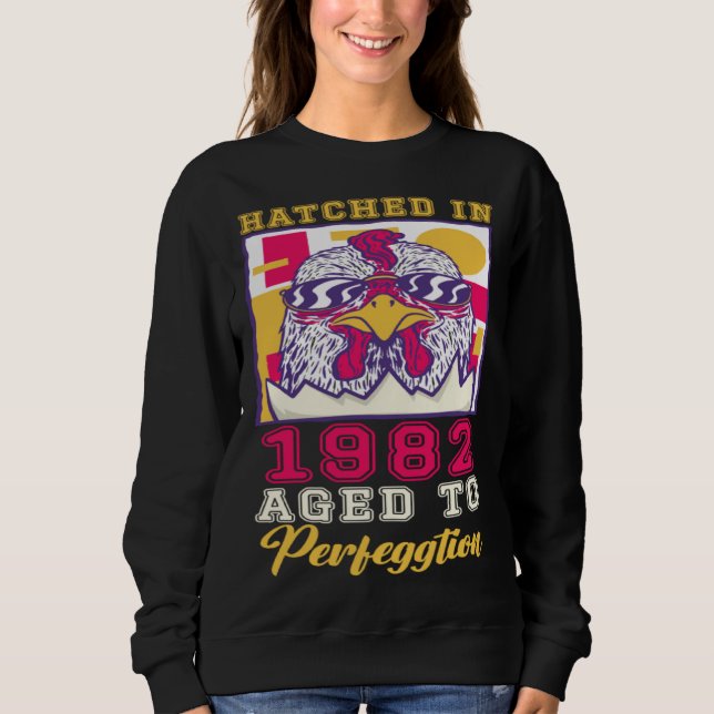 Moletom Eclodido em 1982 Envelhecido à Perfeição (Frente)