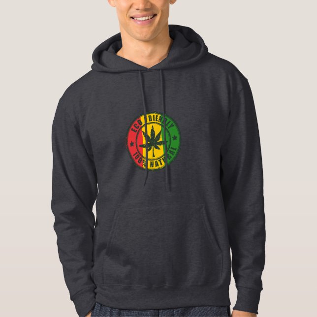 Moletom Eco Friendly Hooded - 100% Natural Hoodie - (Frente)