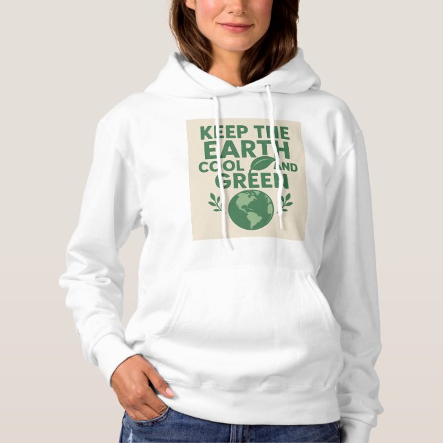 Moletom Eco Friendly Women's Hoodie (Frente)