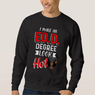 Moletom Edd Doutor Em Educação Black Look Hot Doutorado G