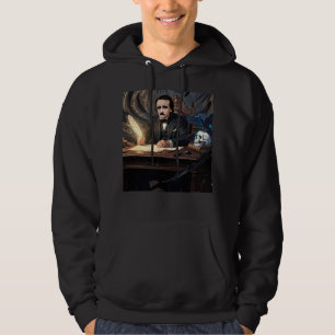 Moletom Edgar A. Poe Compondo O Corvo Em Sonhos Góticos