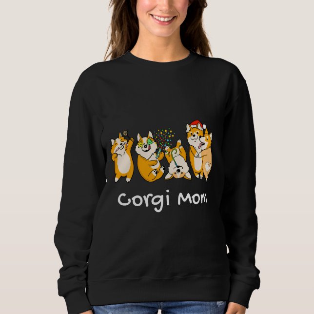 Moletom Edição de Natal de Corgi (Frente)
