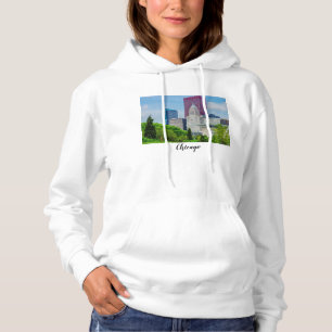 Moletom Edifícios Em Chicago Hoodie
