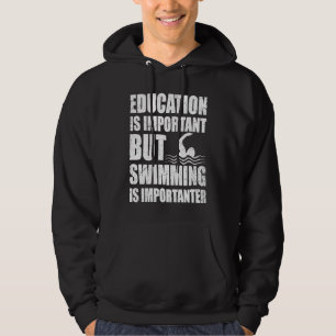 Moletom Educação É Importante Mas Nadar É Importante