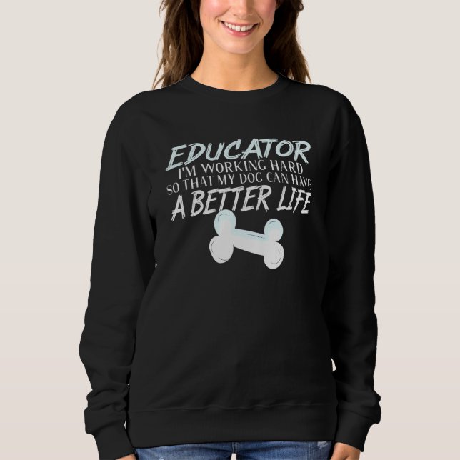 Moletom Educador: Cachorro Melhor (Frente)