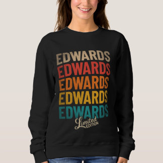 Moletom Edwards Sobrenome - Vintage Edwards Limited Editio