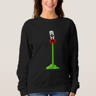 Moletom Eethum Rocket Pump Vela Verde Eth Cryptocurren