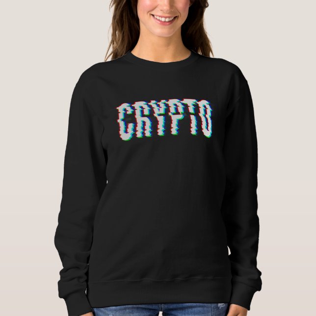 Moletom Efeito Criptografado com Falha (Frente)