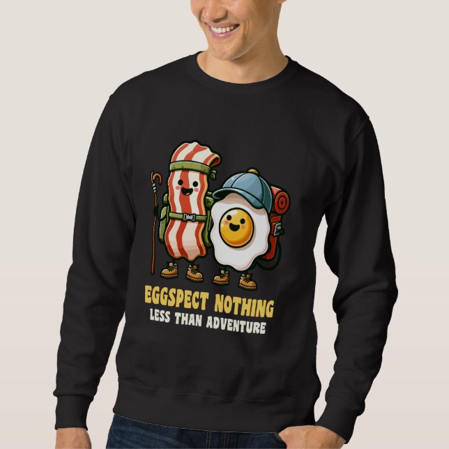 Moletom Eggspect Nada Menos Que Adventure Funny Hiker H (Frente)