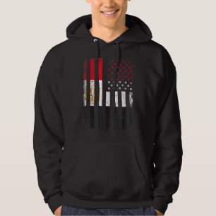 Moletom Egípcio americano Flag Egípcio Raízes Egípcias Ame