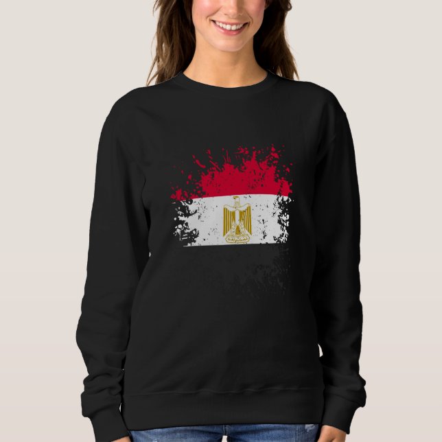 Moletom Egypt flag of egypt Egyptian Egypt flag  1 (Frente)