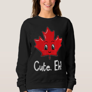 Moletom Eh Canadian Flag Maple Leaf Funny Canada Souvenir