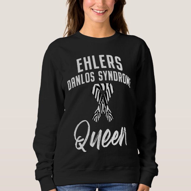 Moletom Ehlers Danlos Syndrome Awareness Queen Warrior Sur (Frente)