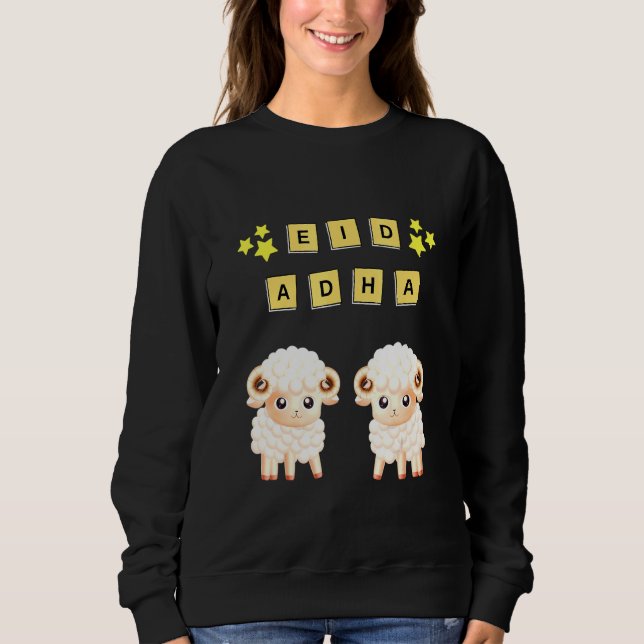 Moletom Eid Adha Mubarak Eid Muslims (Frente)
