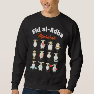 Moletom Eid Al Adha Eid Mubarak Feliz Dia do Eid Muçulmano