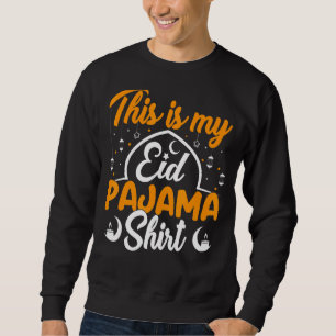 Moletom Eid Pajama Happy Eid Mubarak Para O Muçulmano Al F