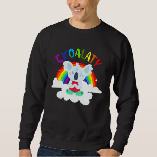 Moletom Ekoalaty Koala Bear Colorida Rainbow Gay Lesbian L