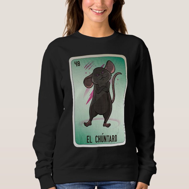 Moletom El Chuntaro Mexican Slang Lottery Bingo Cards (Frente)
