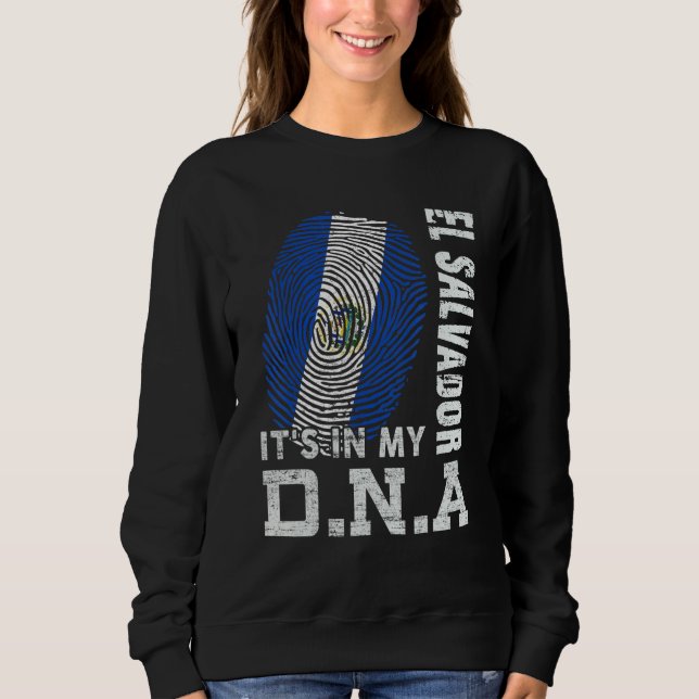 Moletom El Salvador Está No Meu Dna El Salvador (Frente)