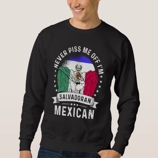 Moletom El Salvador Flag Mexico Grown  Humor Citizen Pride (Frente)