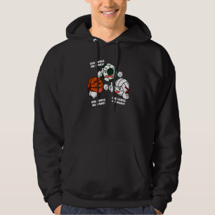 Moletom Ela Me Ama Mais Futebol De Voleibol De Basquete