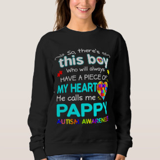 Moletom Ele Me Chama De Conhecimento Do Autismo Pappy