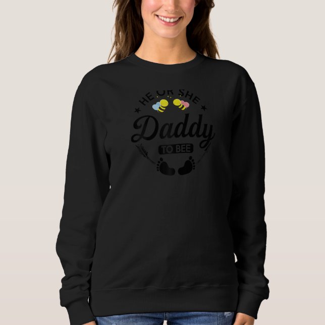 Moletom Ele Ou Ela Pai Esperar O Padre Raglan (Frente)