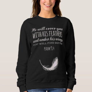 Moletom Ele Vai Cobrir-Te Com As Penas De Refúgio.