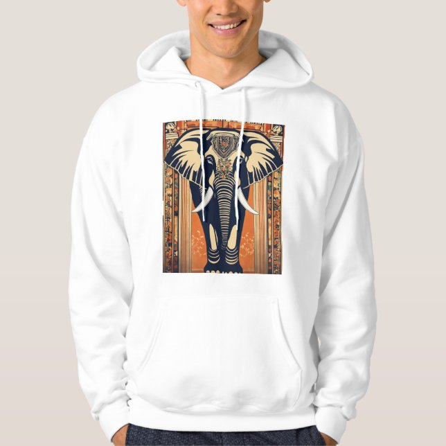 Moletom Elefante Art Deco (Frente)