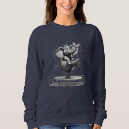 Moletom Elefante Caprichoso no Trampolim – Divertido e Fof
