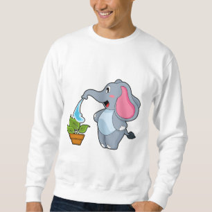 Moletom Elefante com Planta