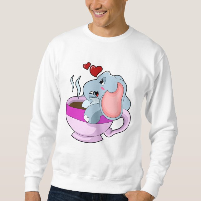 Moletom Elefante com Taça do Café (Frente)