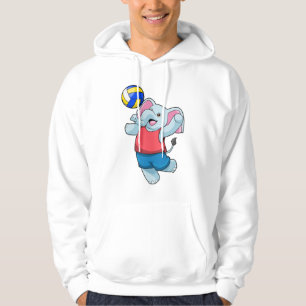 Moletom Elefante como jogador de voleibol