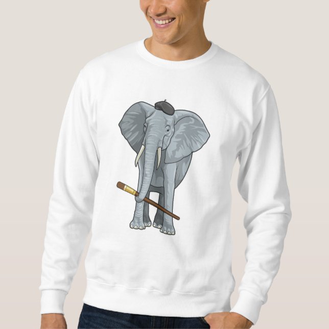 Moletom Elefante como Pintor com Pintor (Frente)