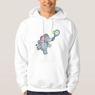 Moletom Elefante em Tênis com raquete Tênis