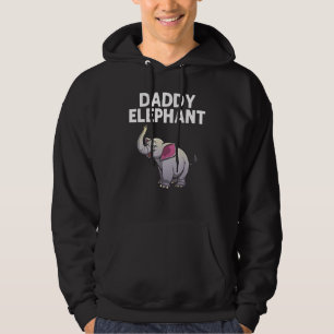 Moletom Elefante legal Para Homens Pai Do Elefante Indiano