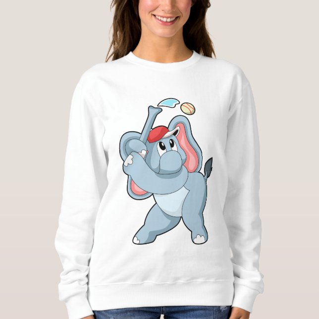 Moletom Elefante no Basebol (Frente)