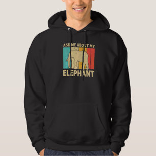 Moletom Elefante Para Homens Elefante Indiano Mammoth Vin