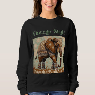 Moletom Elefante Vintage com Camisa-T Batik
