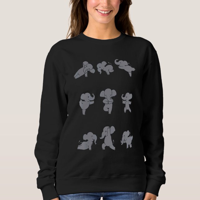 Moletom Elefante Yoga (Frente)