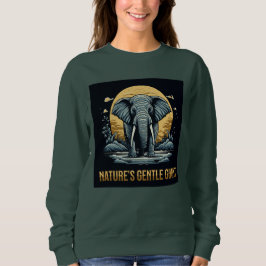 Moletom Elefantes O Gentil Gigante da Natureza
