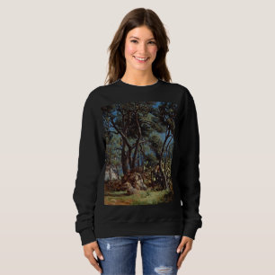 Moletom Elegância De Oliveira: Camisola De Arte Eterno