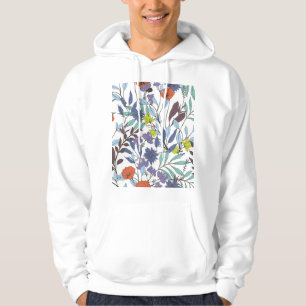 Moletom Elegância Floral, Fundo de Abstrato Vintage.