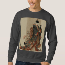 "Elegância Graciosa" Gato Japonês em Arte de Quimo