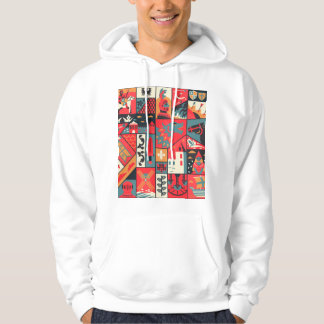 Moletom Elegância medieval: Design de padrão sem costura
