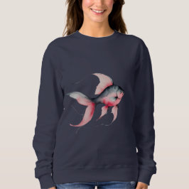 Moletom Elegant Fish Design – Women’s Sweatshirt