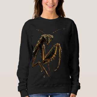 Moletom  Élégant Mante Religieuse Noir et Or sweat 