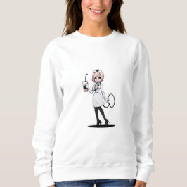 Moletom Elegant Nurse Coffee Sweatshirt