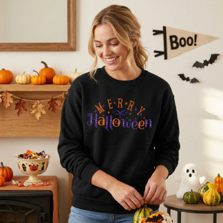 Moletom Elegante e Moderno Feliz Halloween